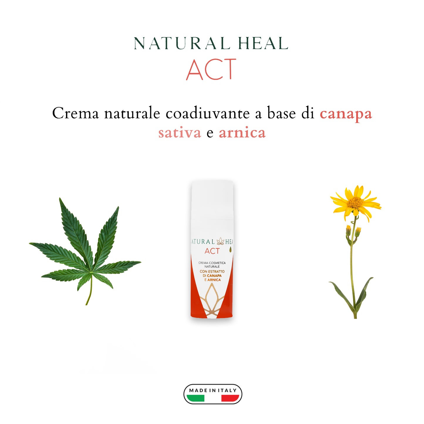 NATURAL HEAL ACT Pomata Antinfiammatoria Forte