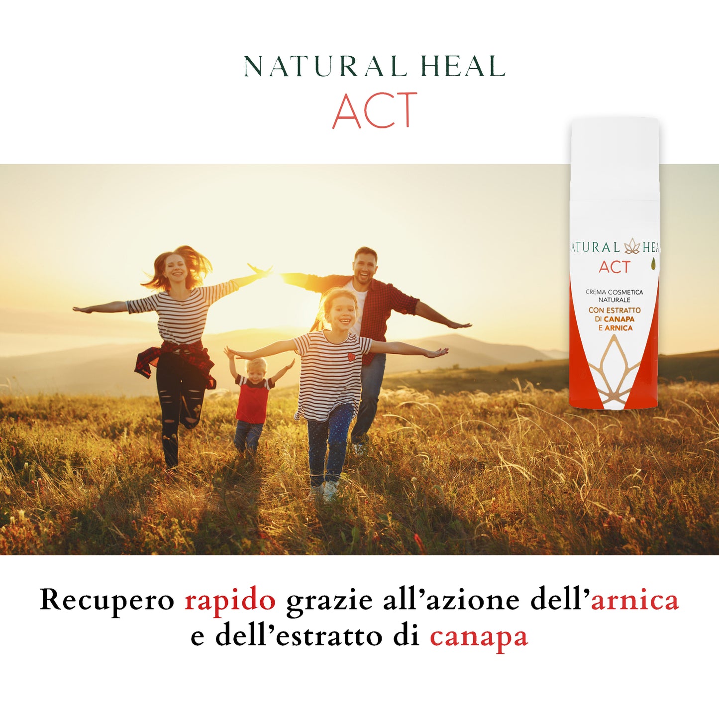 NATURAL HEAL ACT Pomata Antinfiammatoria Forte