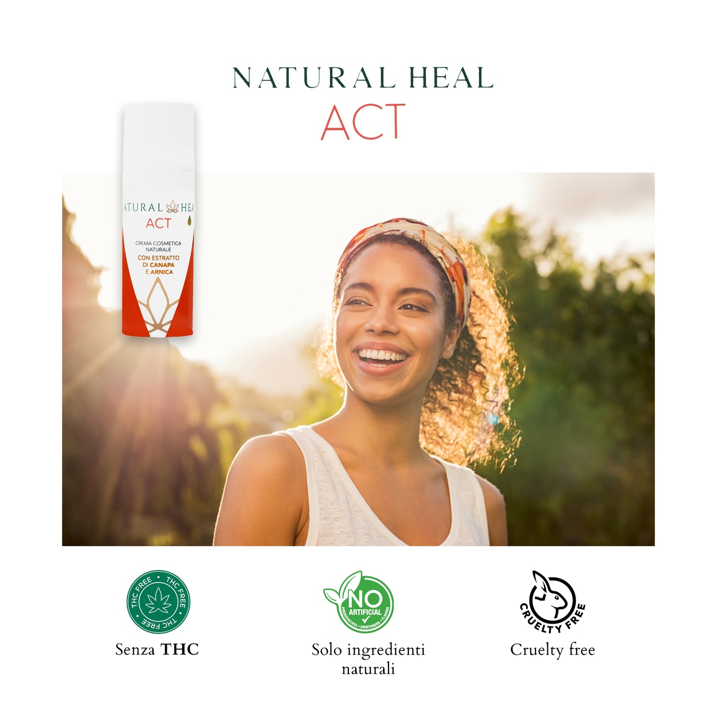 NATURAL HEAL ACT Pomata Antinfiammatoria Forte