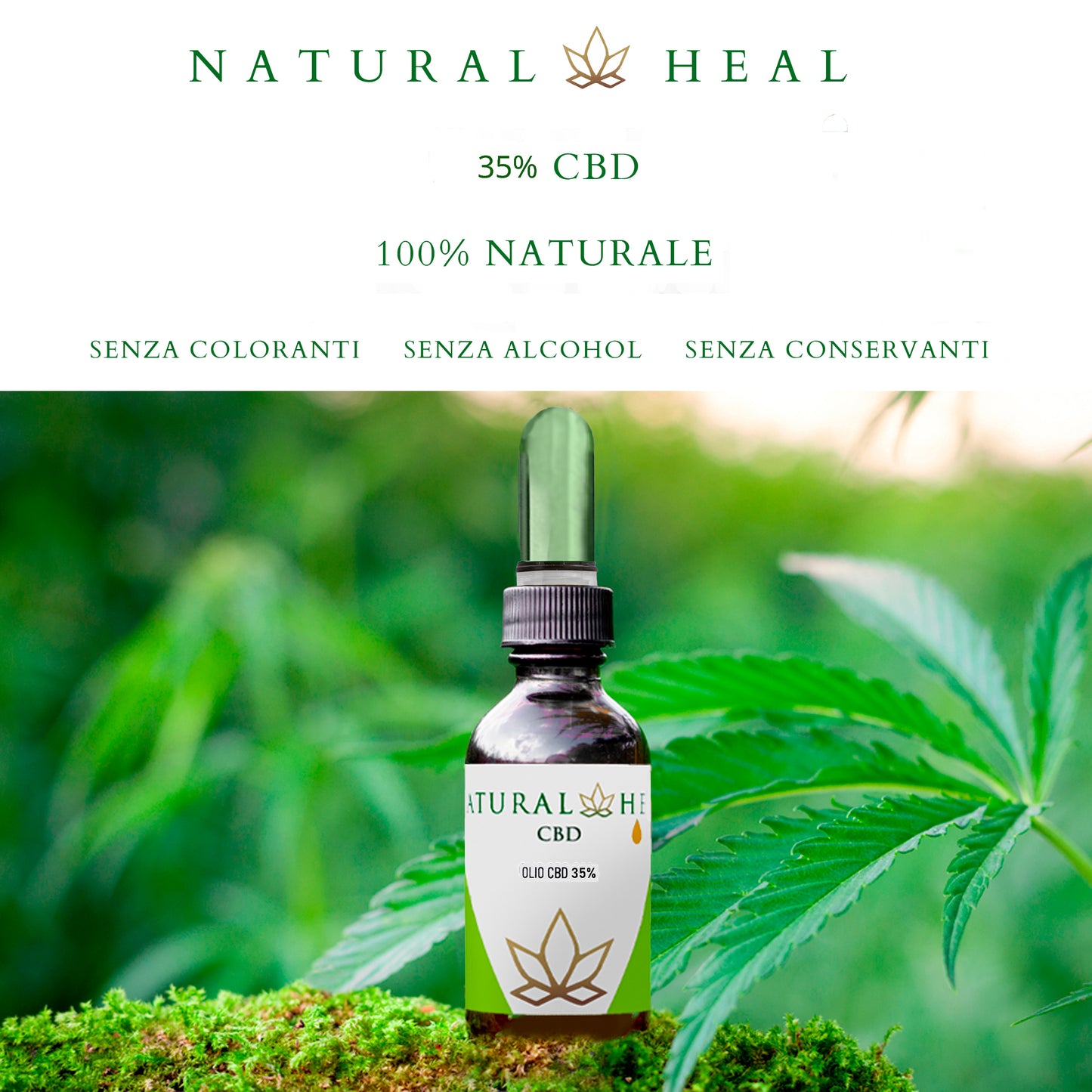 NATURAL HEAL Olio CBD 35%